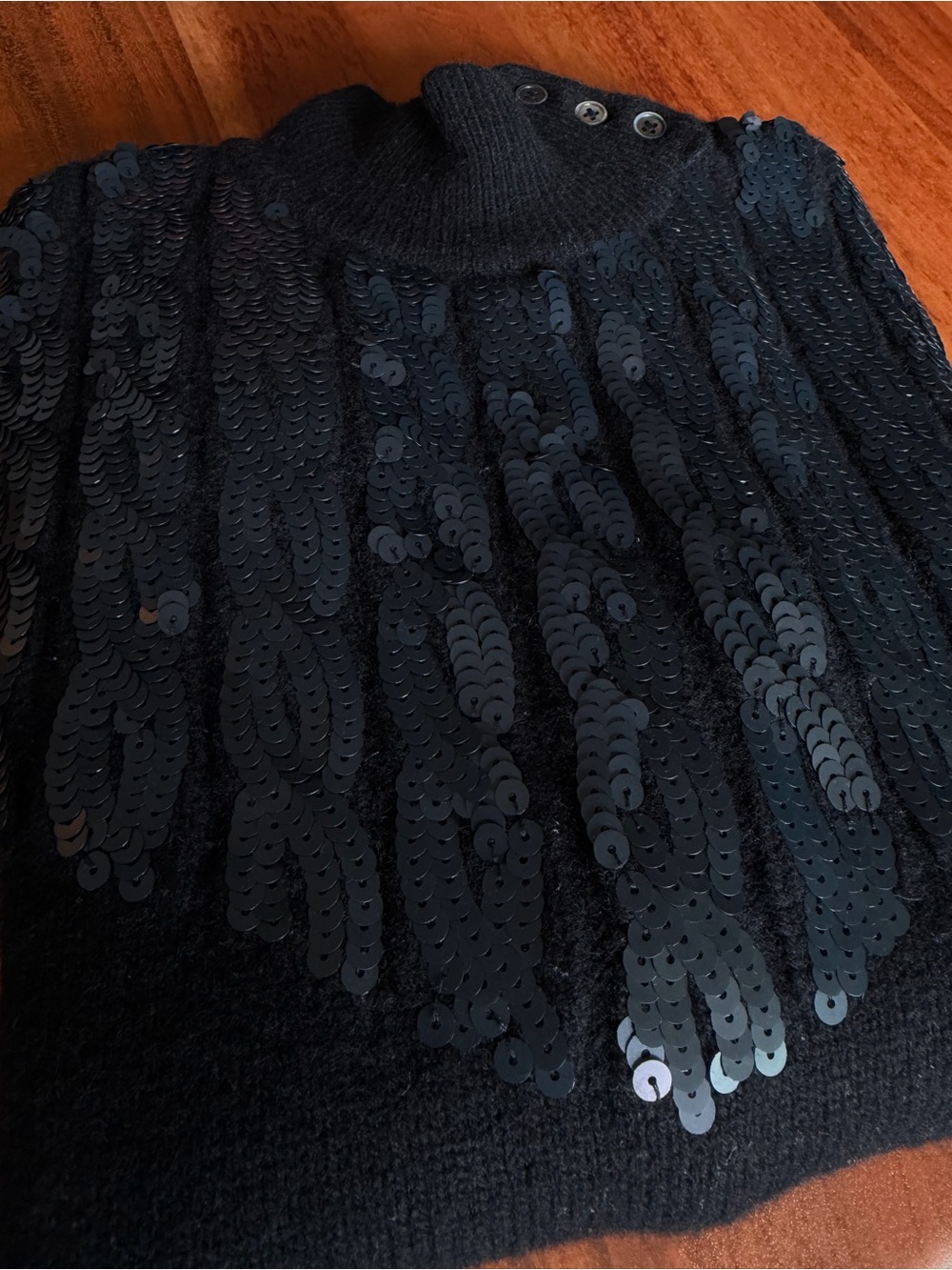 📌 NWOT - Brooks Brothers 100% Merino Wool Sequin Sweater M (Fits like S)